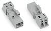 WAGO 890-252/060-000 Złącze męskie sieciowe 890, styki: 2, 250 V, 16 A, 50 szt.