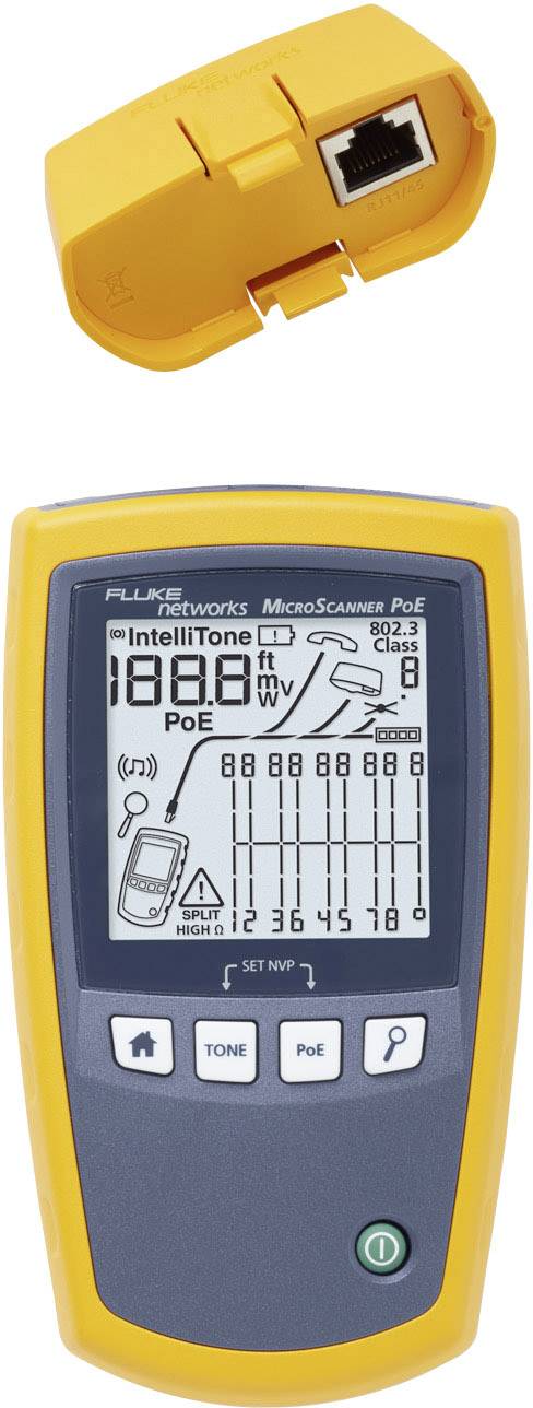Тестер кабелю Fluke Networks MS-POE 5018508