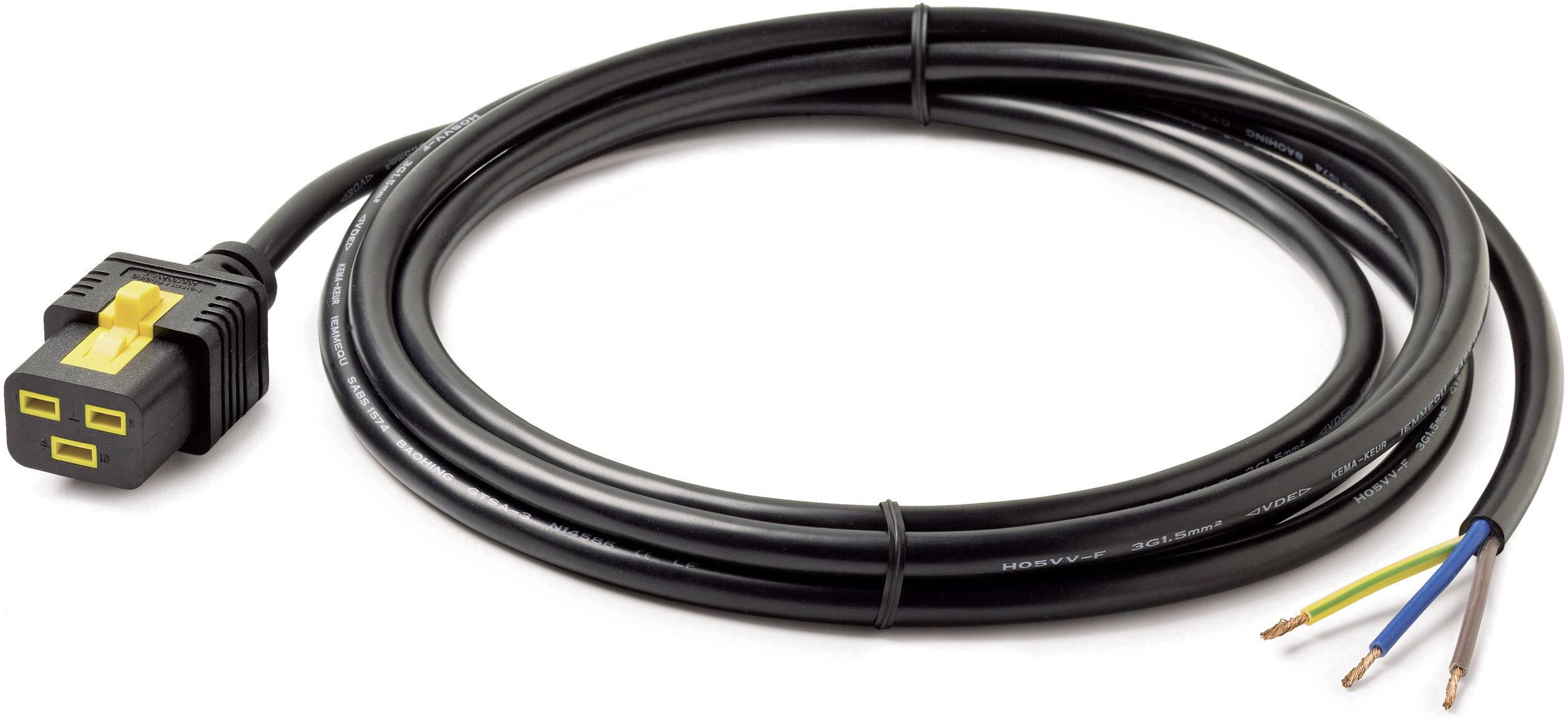 kabel IEC APC Power Cord Locking C19 3m AP8759, 3.00 m, 1 szt.