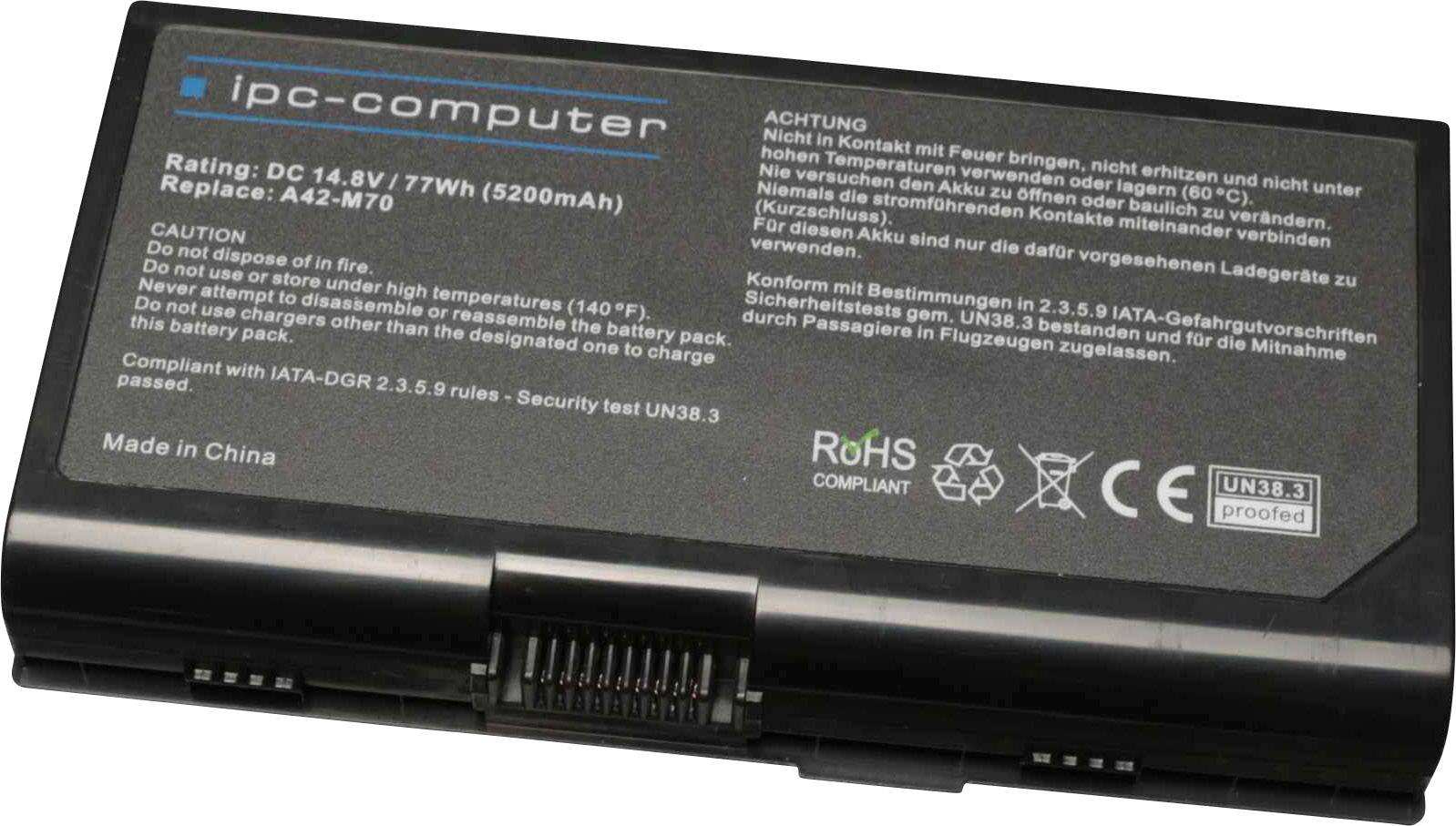 Akumulator do laptopa ipc-computer A00G71, 14.8 V, 5200 mAh