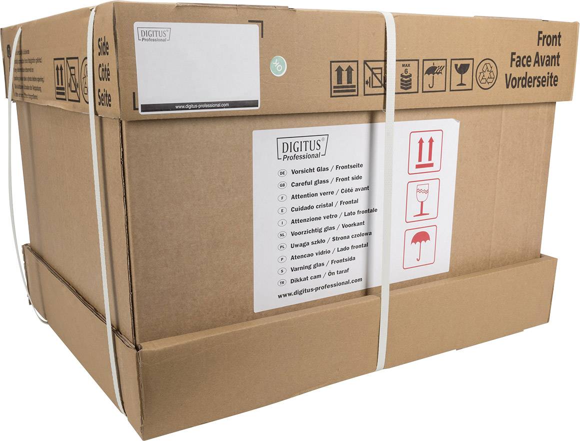 Digitus DN-19 16U-6/6-SW 19-дюймова настінна стійкова шафа (Ш x В x Г) 600 x 820 x 600 мм 16 U