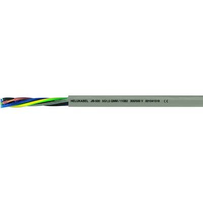 Szary kabel z napisem 'HELKABEL ÖLFLEX 110 5G1.0MM² 11003V', obok kolorowe przewody w kolorach czerwonym, żółtym, zielonym, niebieskim i czarnym.