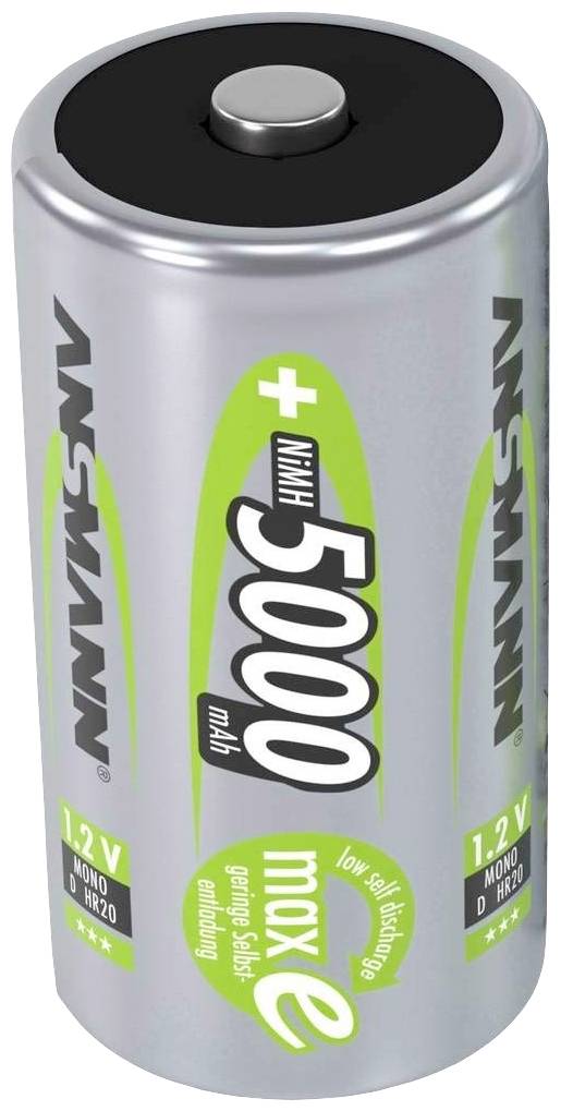 Акумулятор D/R20 Ansmann maxE HR20 NiMH 5000 mAh 1.2 V 1 шт.