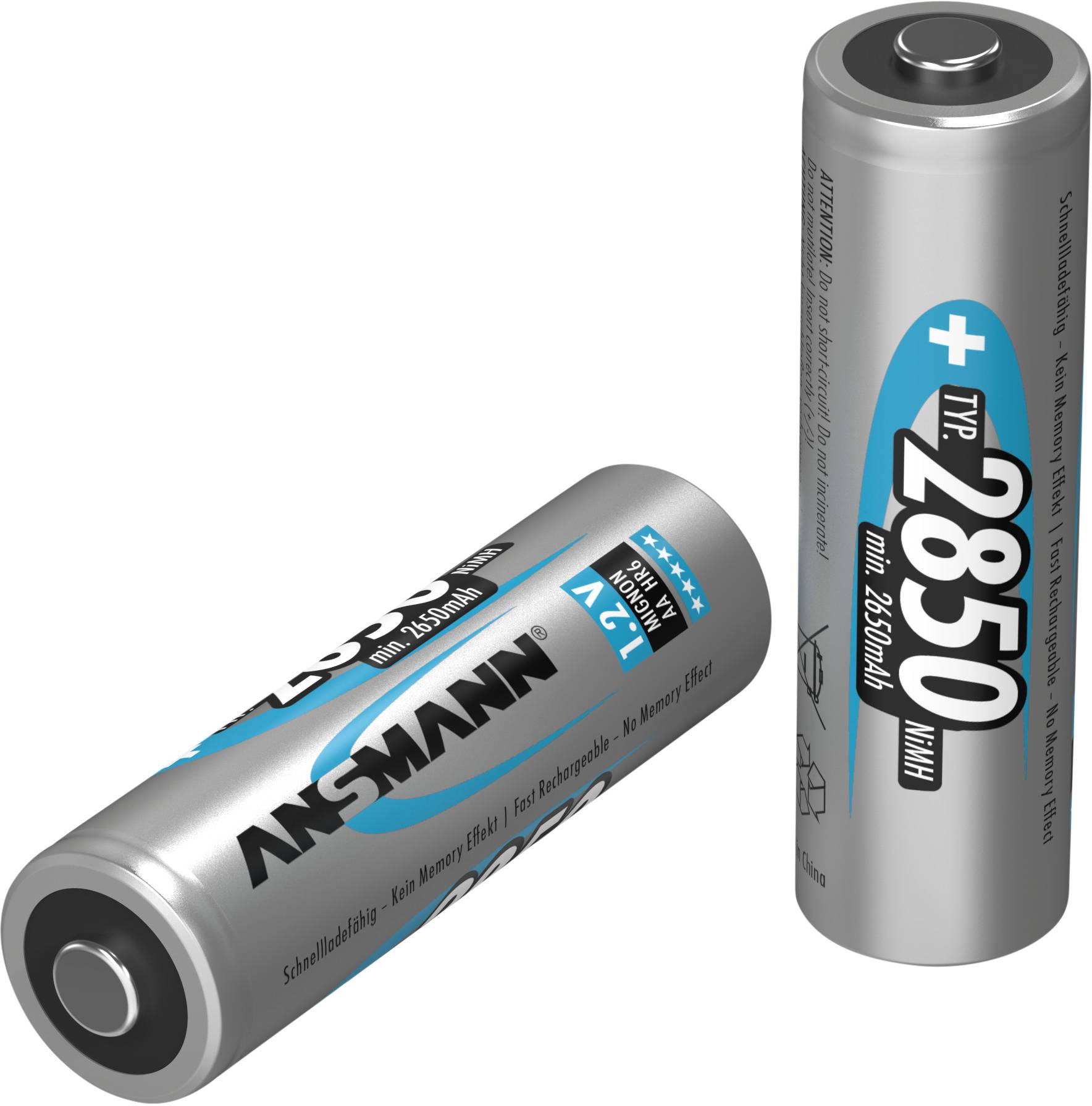 Акумулятор AA/R06 Ansmann maxE HR06 5035201, NiMH, 2650 mAh, 1.2 V, 1 шт.