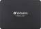 Zewnętrzny dysk SSD firmy Verbatim, model 'Vi550 S3'. Czuarna obudowa z białym logo i oznaczeniem modelu pośrodku.