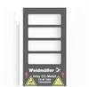 Tabliczka znamionowa Weidmüller CC-M 18/52 2X3 ST 1505350000, 200 szt.