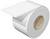 Rolka białych etykiet samoprzylepnych, odpowiednich do opisywania lub oznaczania artykułów.