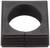 Czarna, kwadratowa część wykonana z tworzywa sztucznego z umieszczonym centralnie, okrągłym otworem. Krawędź otworu charakteryzuje się koncentrycznymi rowkami.