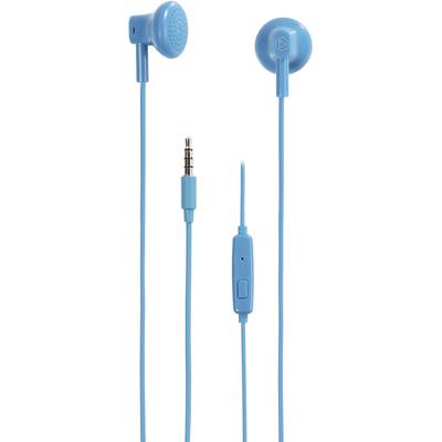 Słuchawki douszne Vivanco BUDZ BLUE 38927 niebieski