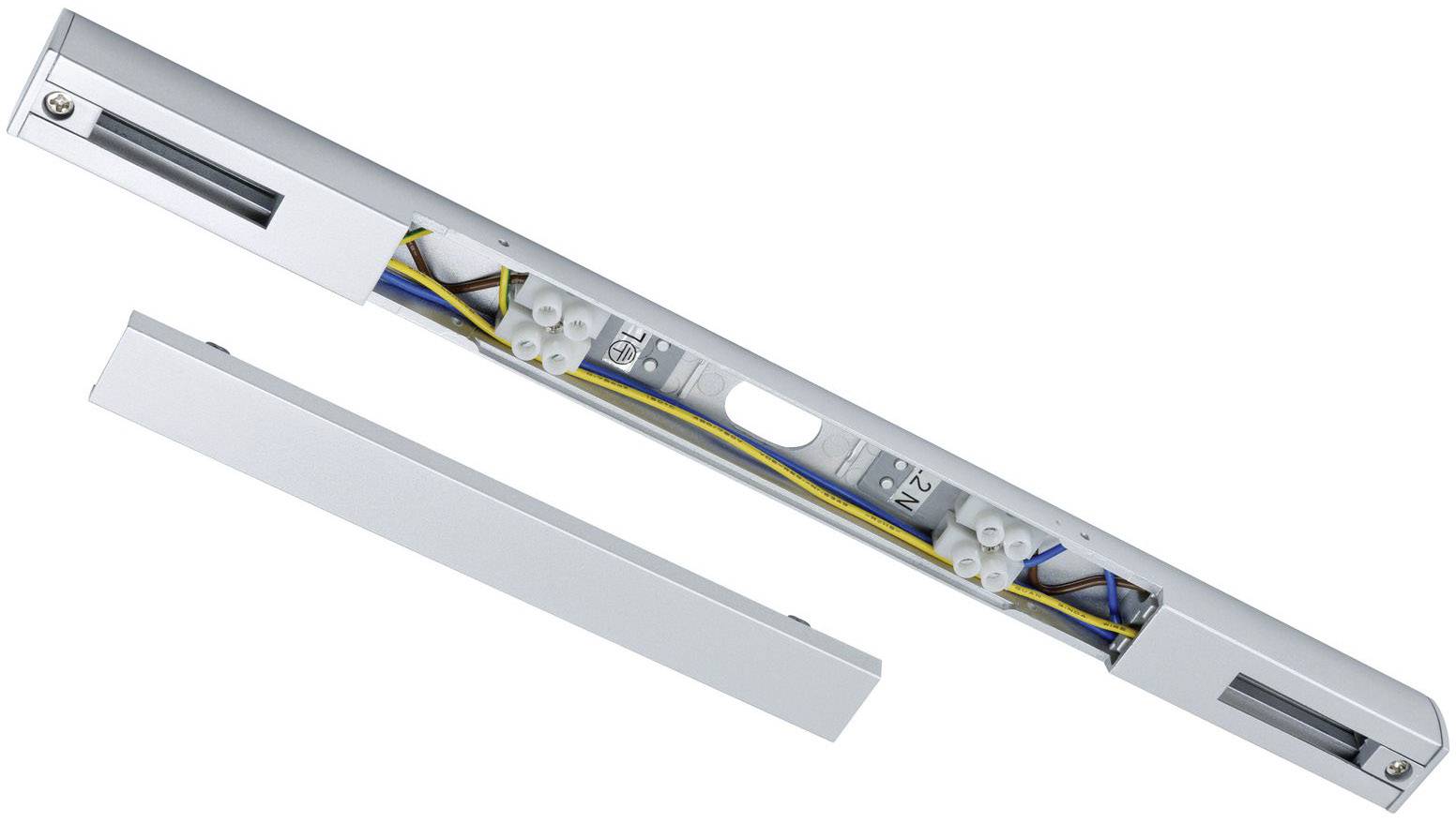 Елемент високовольтної рейкової системи Paulmann URail 97765, хром (матовий)