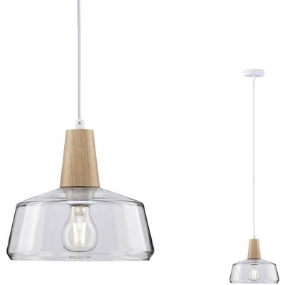 Lampa sufitowa, podwieszana Paulmann Neordic Ylvie 79744 E-27 20 W drewno, przejrzysty