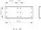 Rysunek techniczny prostokątnego elementu o wymiarach: 500 mm długości, 205,5 mm szerokości. Otwory (9 x 20) w równomiernym rozmieszczeniu.
