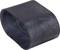 Czarny, kwadratowy odbojnik gumowy o zaokrąglonych narożnikach, stosowany do tłumienia drgań w maszynach i pojazdach.