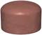 Okrągła, brązowa pufa skórzana o gładkiej powierzchni. Idealna jako siedzisko lub podnóżek w nowoczesnym wnętrzu mieszkalnym.
