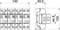 Rysunek techniczny urządzenia ochrony przeciwprzepięciowej firmy OBO. Wymiary: szerokość 140 mm, głębokość 49,5 mm, wysokość 100 mm. Zawiera symbol QR i symbol CE.
