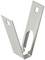 Metalowy uchwyt w kształcie litery V z prostokątnymi wycięciami u góry. Stosowany do mocowania lub podtrzymywania materiałów.