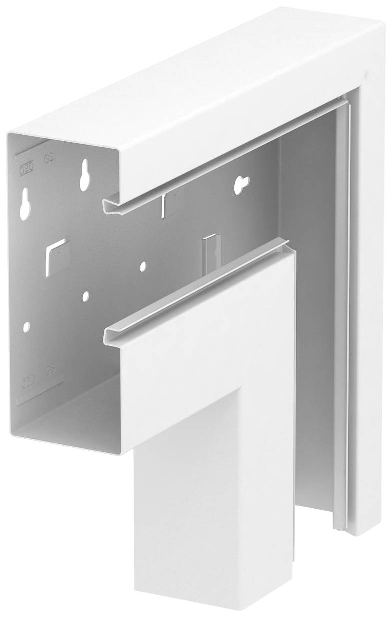 Asymetryczny upadek pod niskim kątem OBO Bettermann, 6277830, czysty biały, (S x G) 170 mm x 70 mm