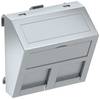 Nośnik danych OBO DTS-2B AL1 dla 2 modułów połączeniowych OBO Bettermann, 6119248, aluminiowy, (S x W x G) 45 x 45 x 26 mm
