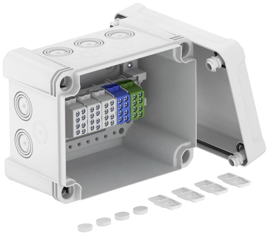 Монтажна коробка OBO Bettermann X10 H25 GNP5 LGR 2005308, 191 мм x 151 мм x 126 мм, 1 шт.