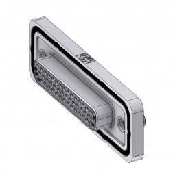 Роз'єм Deltron HD-DWM44SZ/2M85UN D-Sub, гніздо, 180° Кількість контактів: 44, чашка для пайки 1 шт.