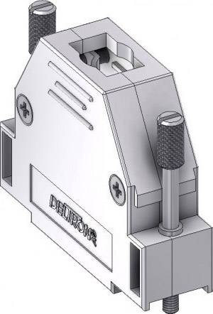 Deltron Connectors CTLM25M2.5 Obudowa złącza D-SUB Ilość styków: 25 tworzywo sztuczne, metalizowane 180 ° metal 1 szt.