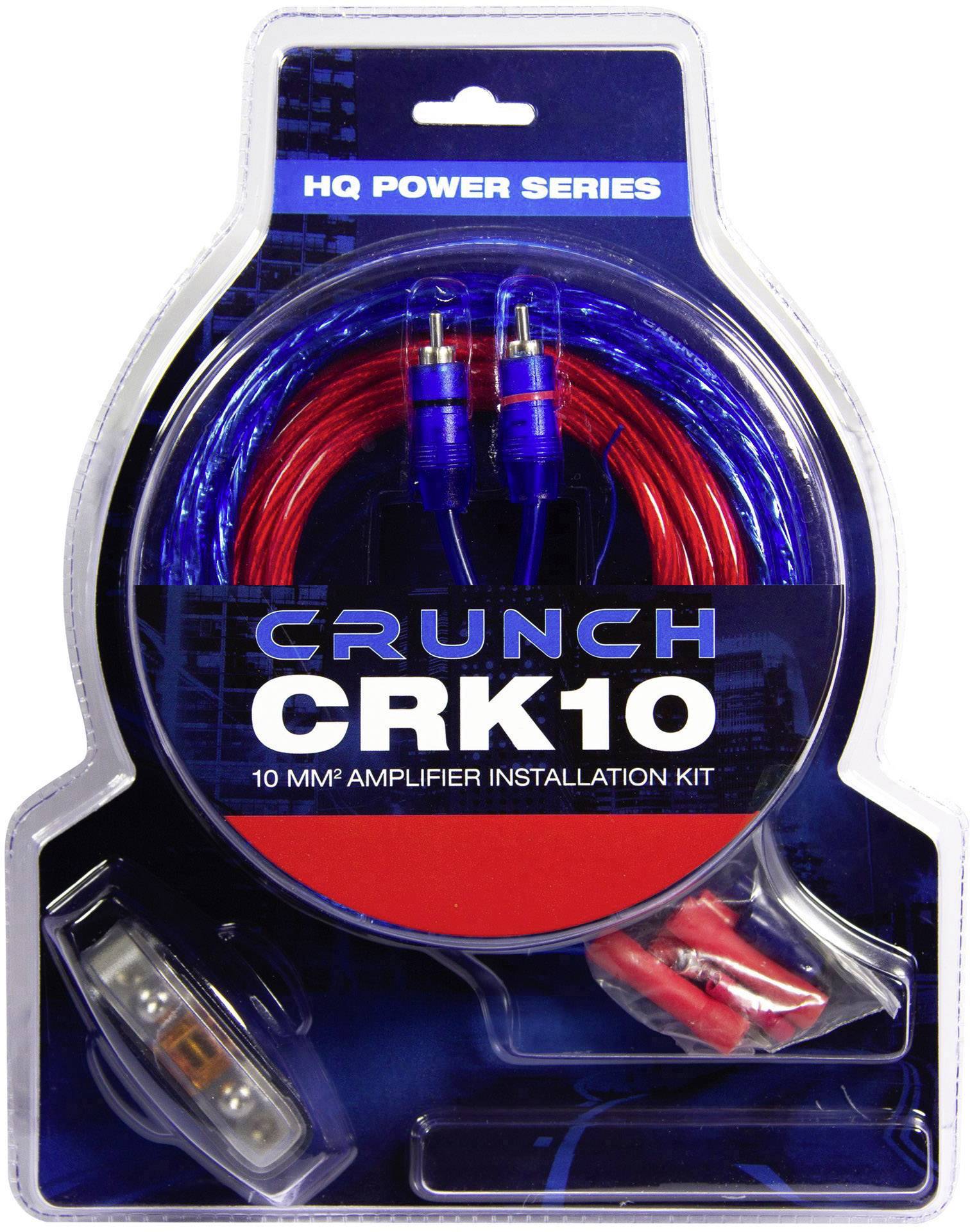 Комплект для підключення автомобільного HiFi підсилювача 10 мм² Crunch CRK10