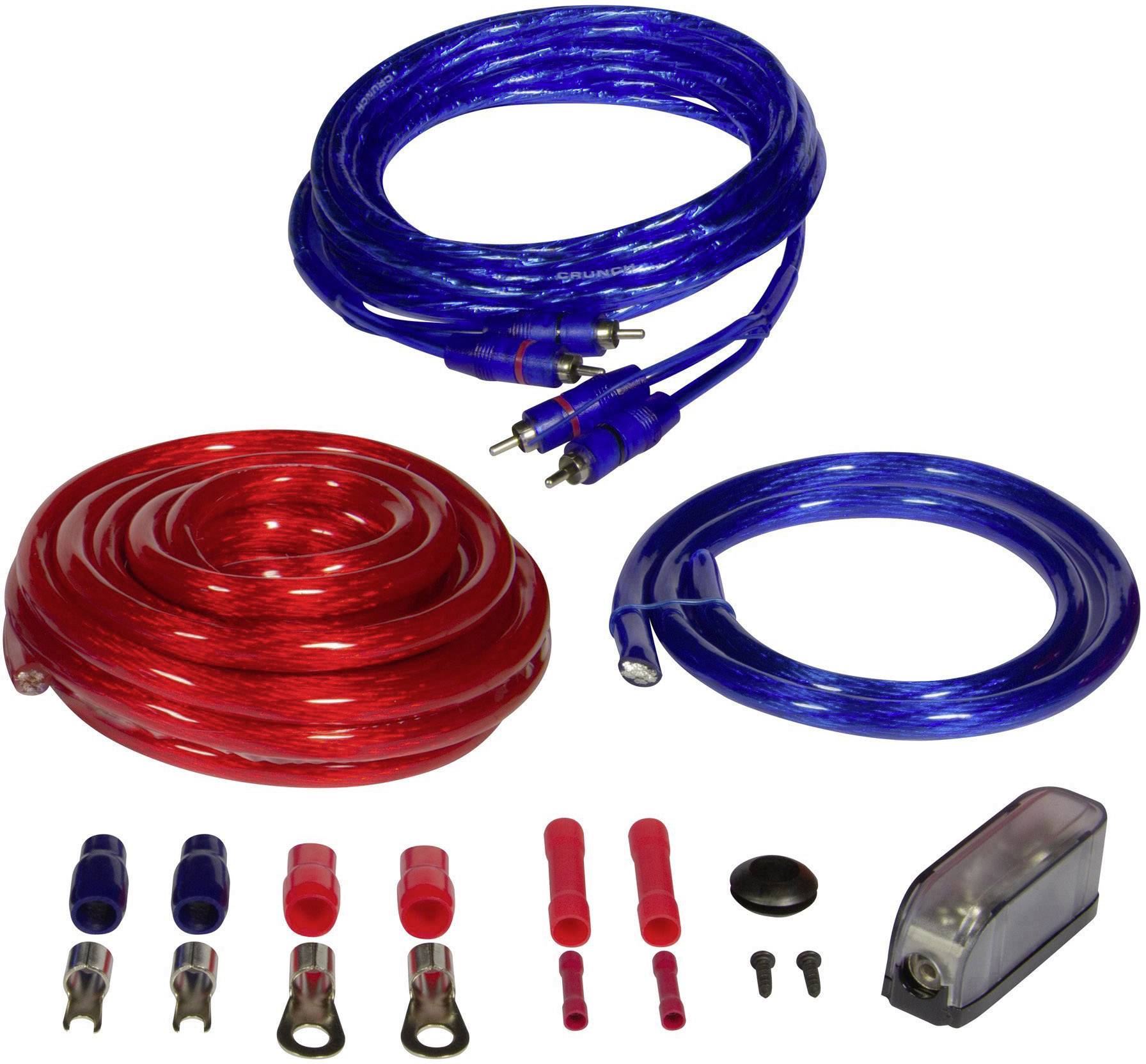 Комплект для підключення автомобільного HiFi підсилювача 25 мм² Crunch CRK25