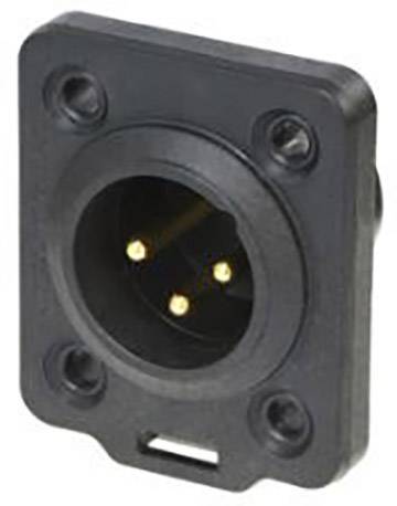 Роз'єм Neutrik NC3MDX-TOP XLR чоловічий, чоловічий, для лінійного монтажу Кількість контактів: 3 1 шт.
