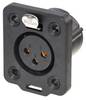 Neutrik NC3FDX-TOP Złącze męskie XLR NC3FDX-TOP, mosiądz, 1 szt.