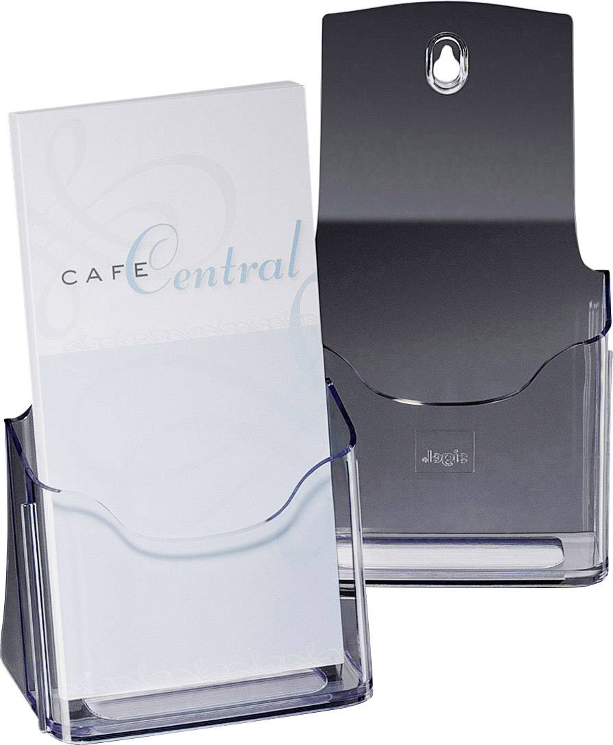 Акриловий тримач для листівок Sigel LH113 Прозорий настільний, довгий DIN, DIN A6 Кількість відділень 1 1 шт. (Ш x В x Г) 125 x 20