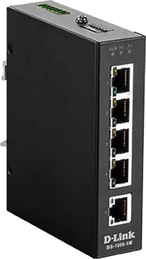 D-Link DIS-100G-5W Switch sieciowy RJ45 5 Portów 10 / 100 / 1000 MBit/s