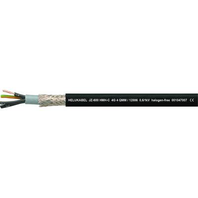 Kabel z opisaną izolacją, przedstawiający nazwę 'HELUKABEL', typ '1Z 450 HMH', specyfikacje i oznaczenie CE na czarnym tle.