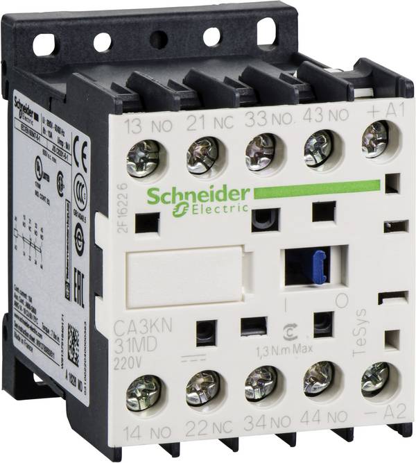 Stycznik pomocniczy Schneider Electric CA3KN31MD CA3KN31MD, 1 szt.