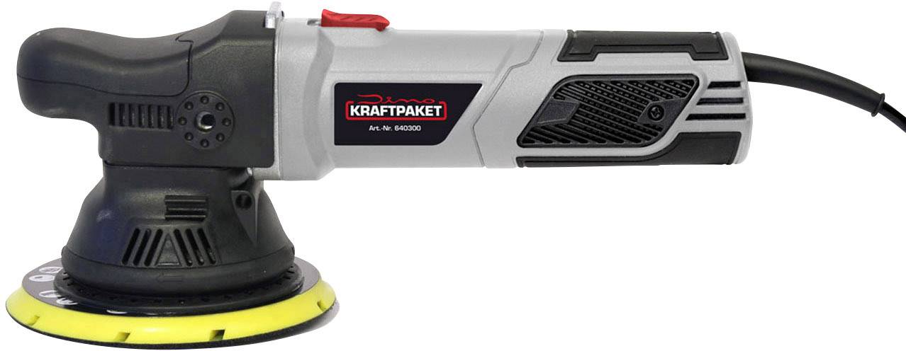 Ексцентрикова полірувальна машина Dino KRAFTPAKET Exzenterpoliermaschine 230 В 900 Вт 1600 - 4200 Од/хв 125/150 мм 21 мм Втулка 64