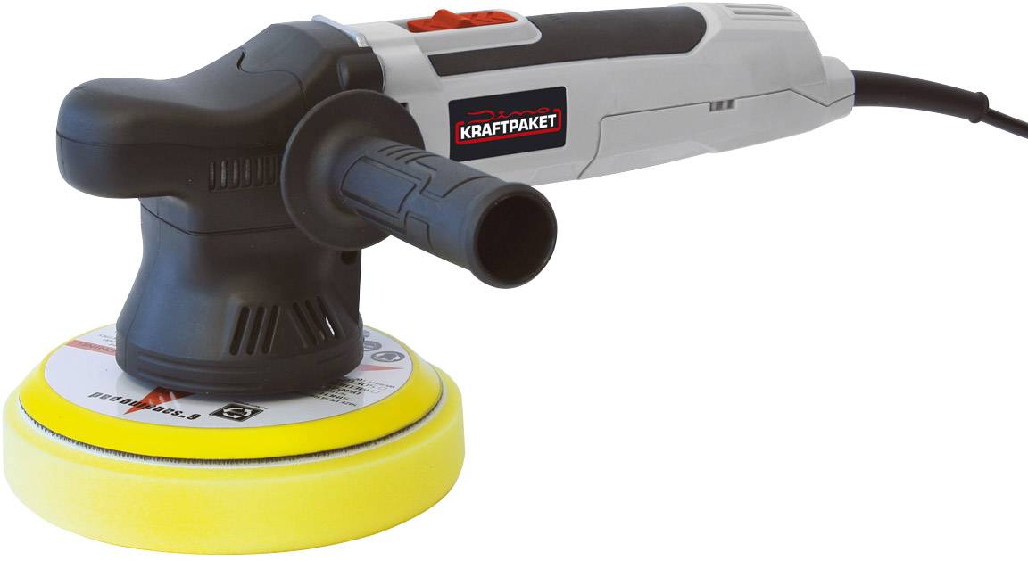 Ексцентрична полірувальна машина Dino KRAFTPAKET Exzenterpoliermaschine 230 В 650 Вт 1600 - 6400 Од/хв 125/150 мм 9 мм Втулка 6402
