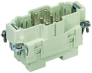 Złącze wielostykowe w zielonym obudowie, przeznaczone do zastosowań przemysłowych.