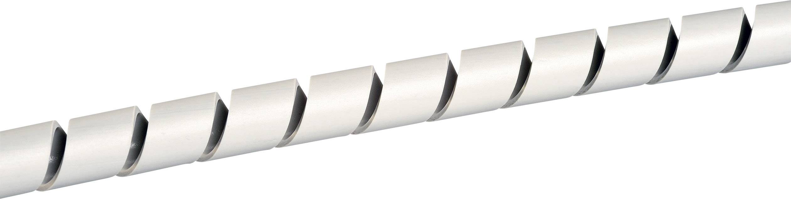 Спіральний шланг HellermannTyton SBPEFR1.5-PE-FR-WH (30), білий, 30 м