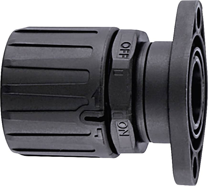 HellermannTyton HG28-SFL-PA66-BK 166-21202 різьбовий з'єднувач для шланга, прямий, 1 шт.