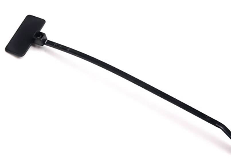 Маркер для кабельних стяжок HellermannTyton IT18FL-PA66-BK 111-81910, кріплення: кабельна стяжка, 20,50 x 9 мм, 100 шт.