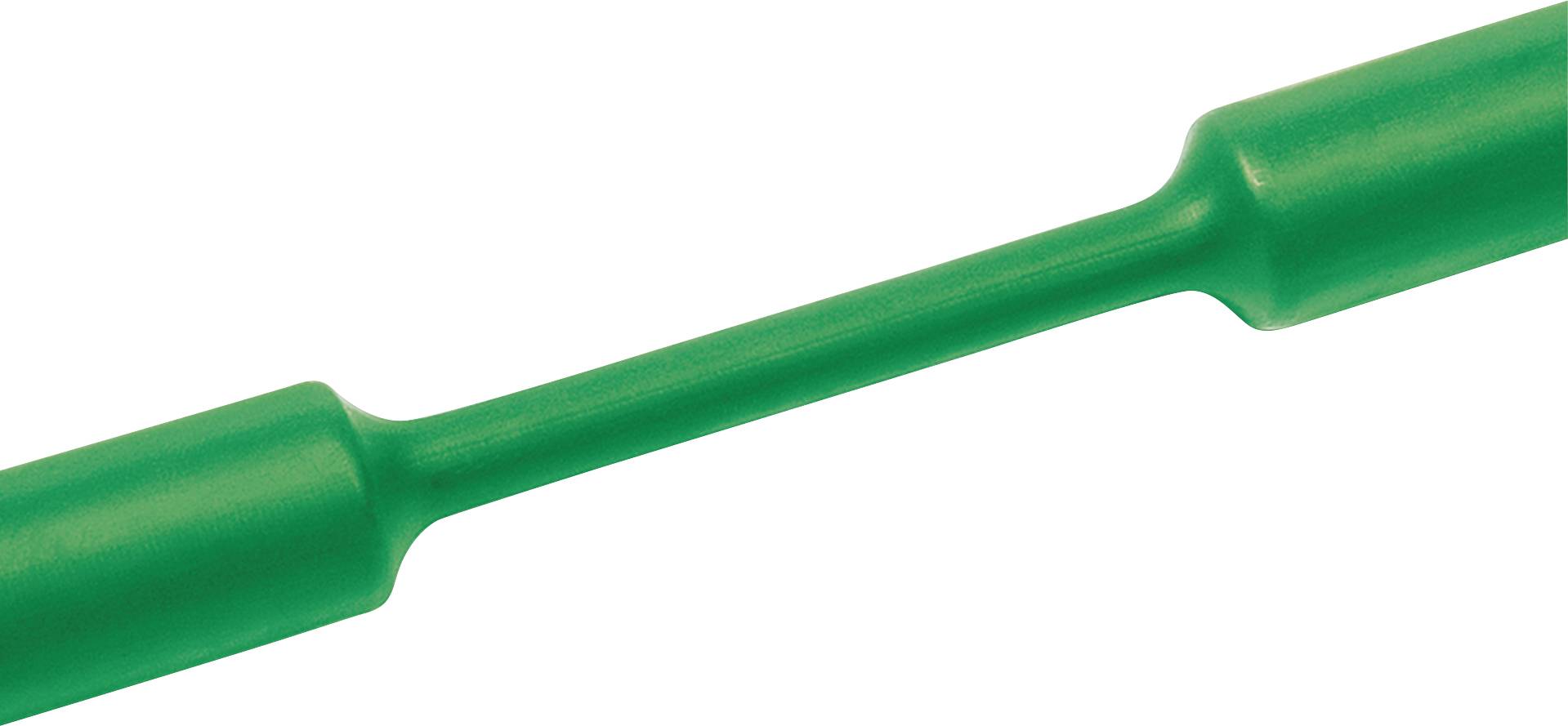 Термозбіжна трубка HellermannTyton 333-31205 без клею TF31-12/4-PO-X-GN, 3:1, від 12 мм до 4 мм, 1 м