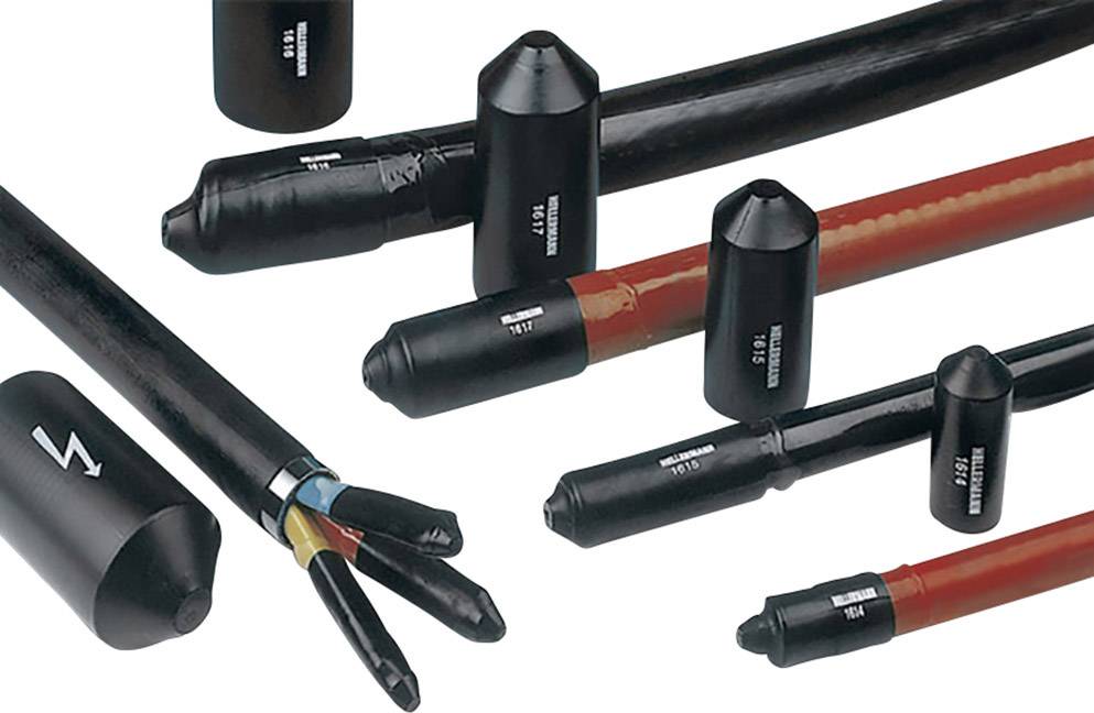 Термоусадочна кришка HellermannTyton 416-12046 1612-1-B5W2-PO-X-BK, 1 шт.