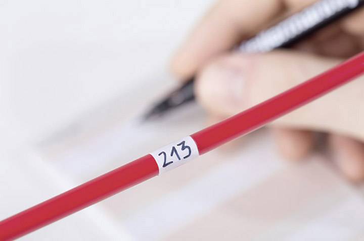 Етикетки для ламінатора кабелів HellermannTyton HSMB-C4-1402-WH-1402-CL/WH 598-40402, 1 шт.