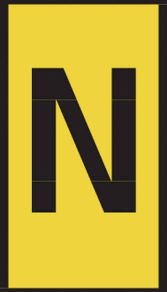 Маркер для кабелів HellermannTyton WIC0-N-PA66-YE (1000) 561-00144, 1 шт.