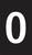 Biała cyfra '0' na czarnym tle.