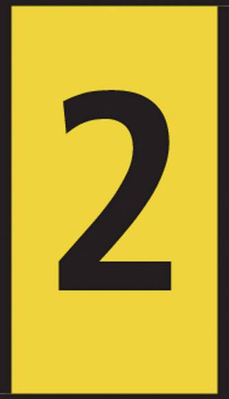 Маркер для кабелів HellermannTyton WIC0-2-PA66-YE 561-00624, 200 шт.