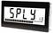 Cyfrowy ekran wyświetlający napis 'SPLY' z poziomym wykresem słupkowym oraz 'LO', wskazujący na niski poziom zaopatrzenia. Czarna ramka wokół ekranu.