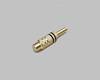 BKL Electronic 0101105 Złącze męskie RCA/Cinch, złocony, 1 szt.