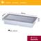 Prostokątna lampa LED do zabudowy podłogowej o wymiarach 200 x 100 x 42 mm, wraz z 5-letnią gwarancją.