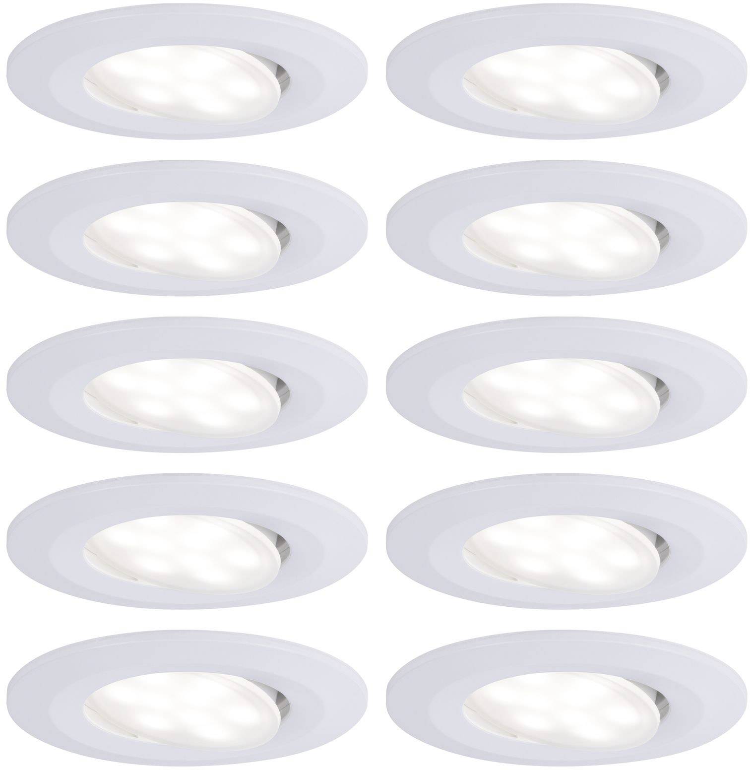 Світлодіодний вбудований світильник для ванної кімнати Paulmann 99922 60 Вт білий (матовий) 530 лм