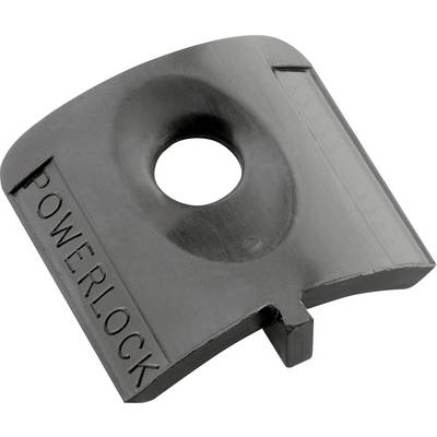 Czarna część zamienna z metalu z otworem pośrodku i napisem 'POWERLOCK'.